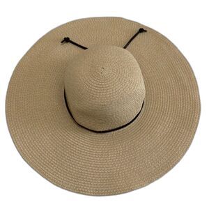 Rue 21 Sun Hat Womens One Size Wide Brim Beach Hat Vacation Summer Cruise Woven
